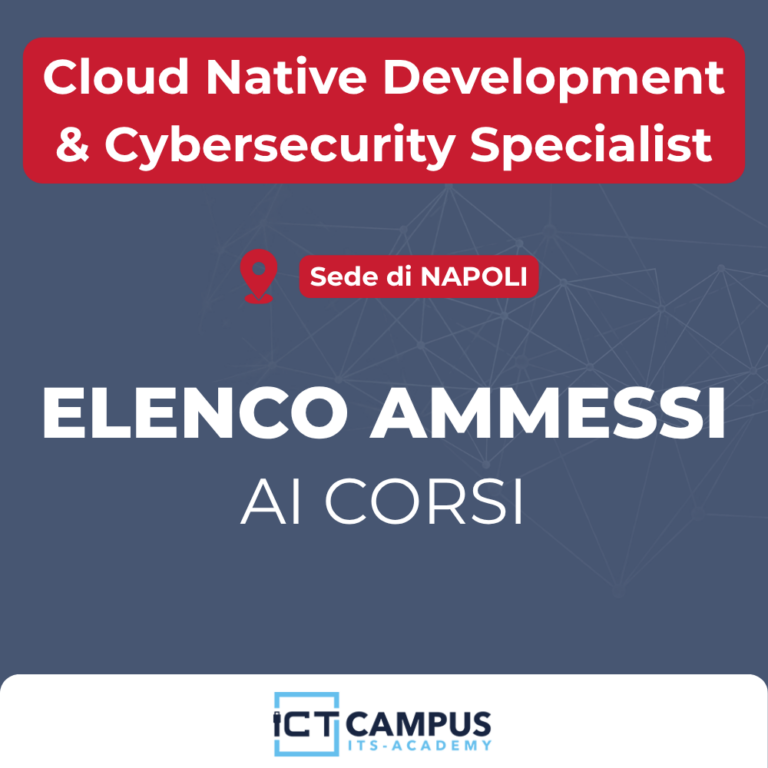 Cloud Native Development & Cybersecurity Specialist – Graduatoria Finale